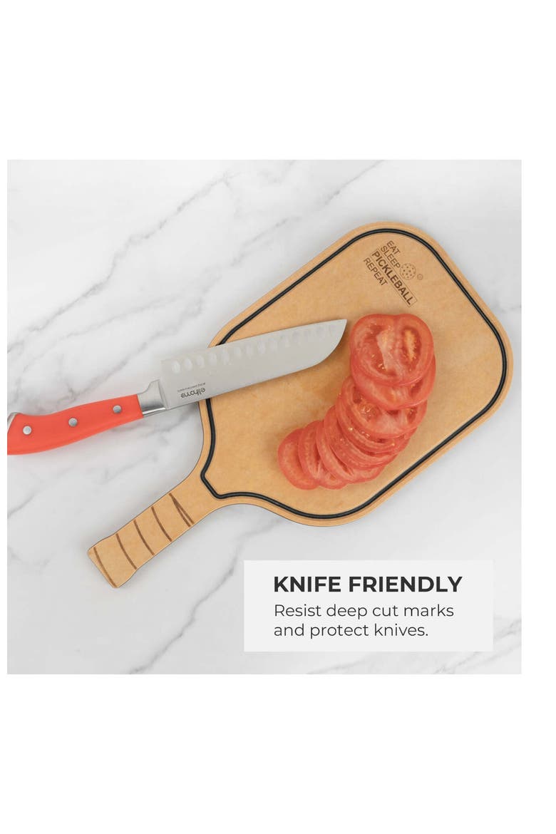 Pickleball Charcuterie Cutting Board -"Just Dink It", Alternate, color, No Color