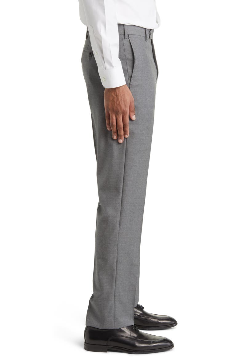Devon Super 110s Serge Trousers, Alternate, color, LT/PASGRY8