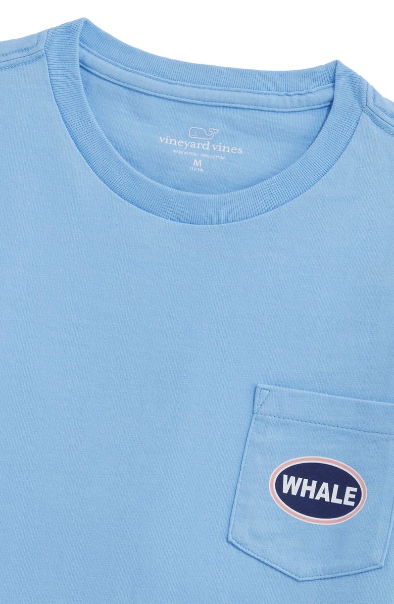 vineyard vines Kids' Whale Cotton Graphic Pocket T-Shirt, Alternate, color, 