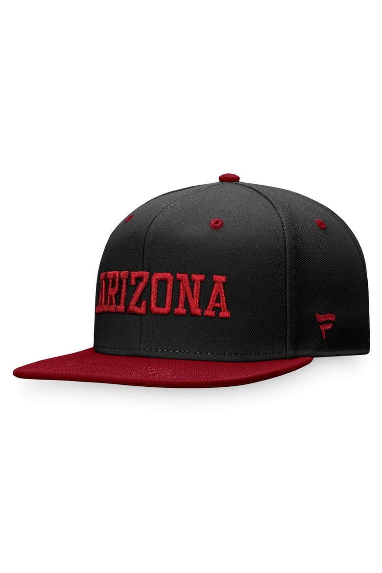 Men's Fanatics Branded Black/Garnet Arizona Coyotes Heritage City Two-Tone Snapback Hat, Alternate, color, Black