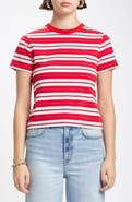 DAZE Zuma Stripe Stretch Cotton T-Shirt