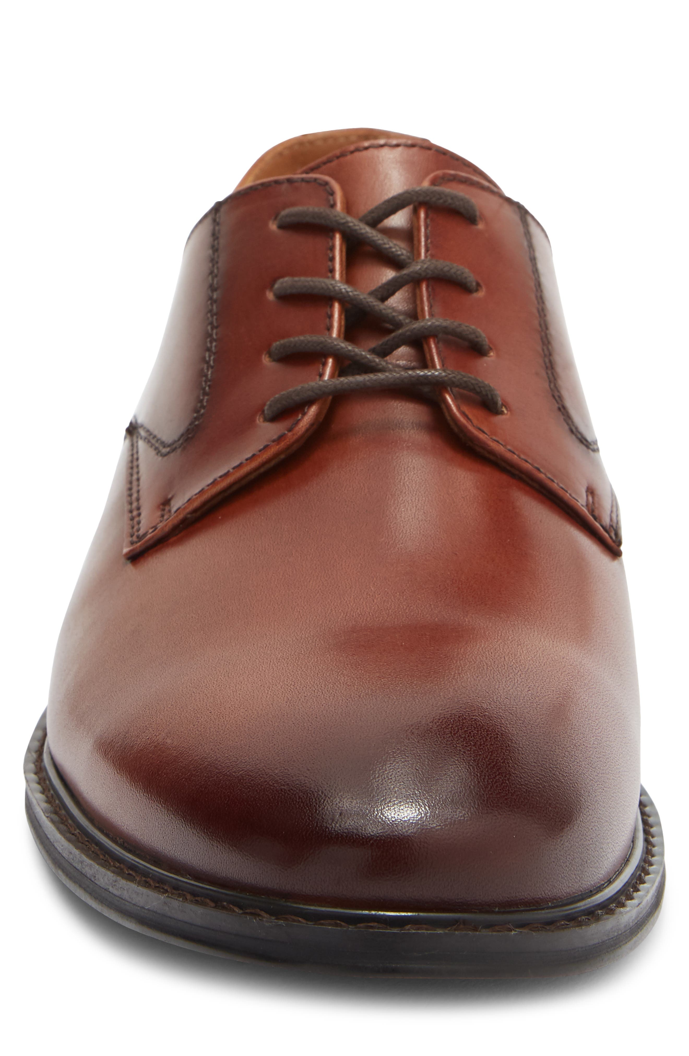 Sam Plain Toe Derby, Alternate, color, BROWN