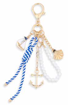 Leith Nautical Beaded Bag Charm