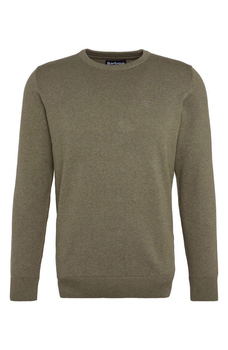 Barbour Cotton Crewneck Sweater, Alternate, color, 