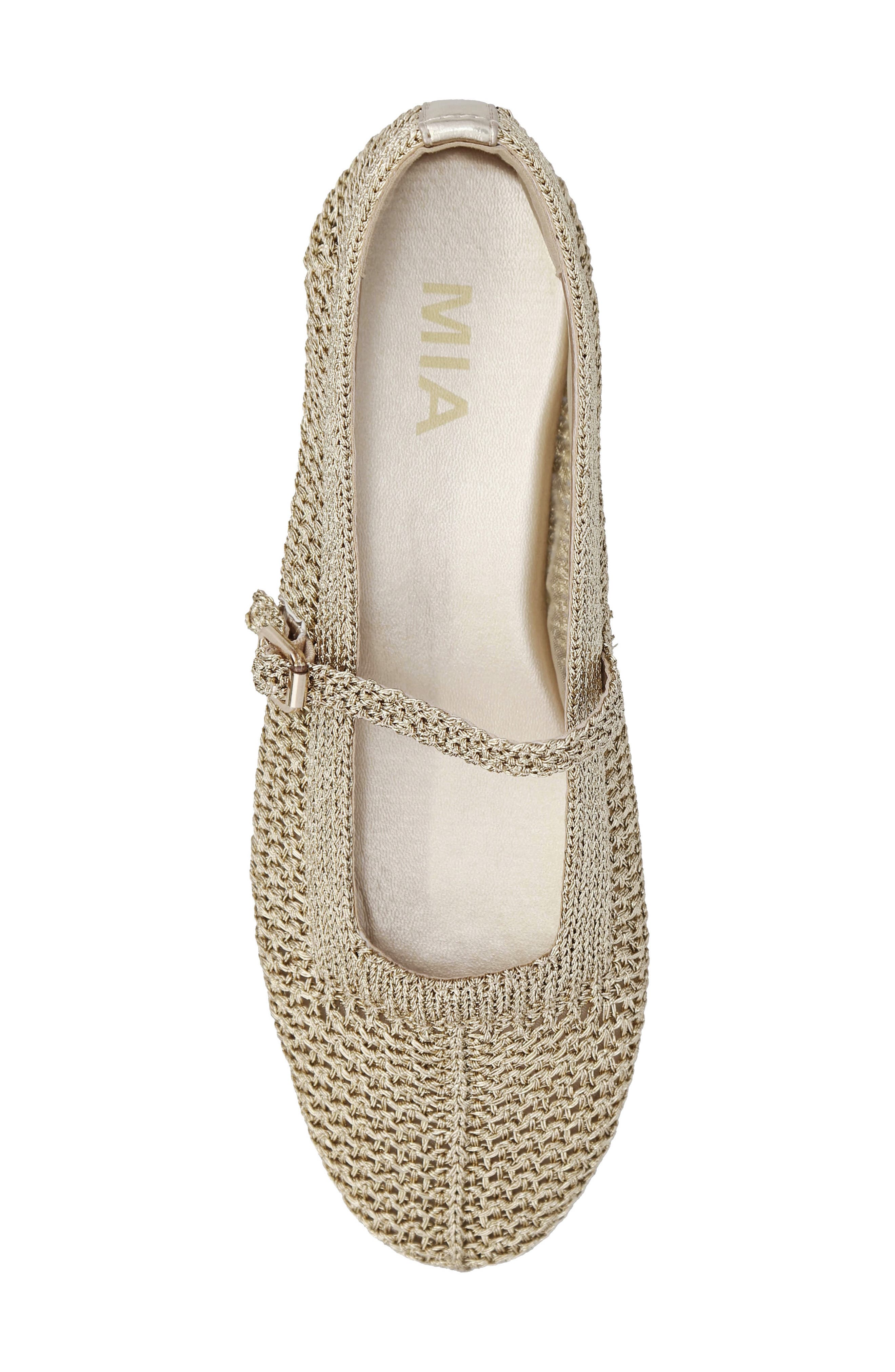 Billa Mary Jane Flat, Alternate, color, SOFT GOLD