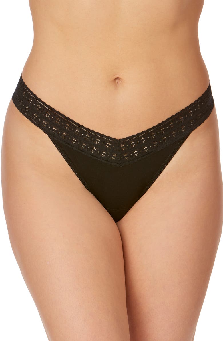 Original Rise Lace Trim Thong