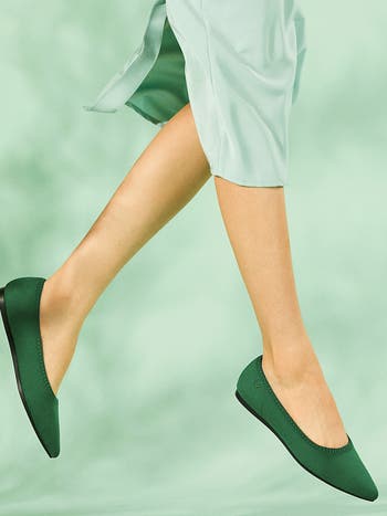 Pointed-Toe Ballet Flats
