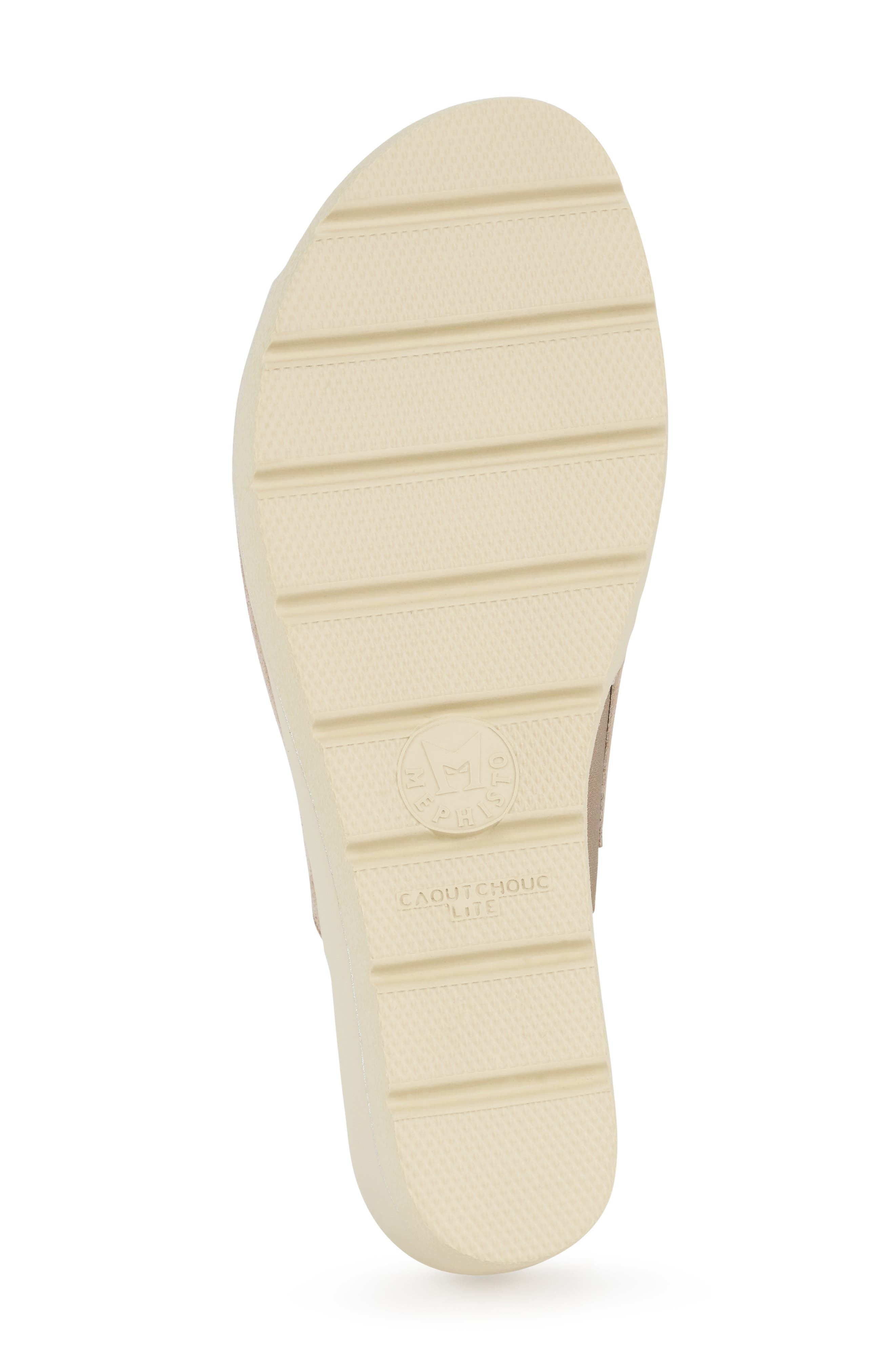 Mephisto Enzia Sparkle Wedge Slide Sandal, Alternate, color, 