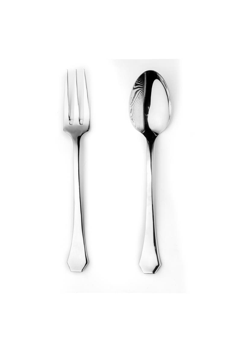 Moretto Serving Set - 2 Pieces, Main, color, Silver