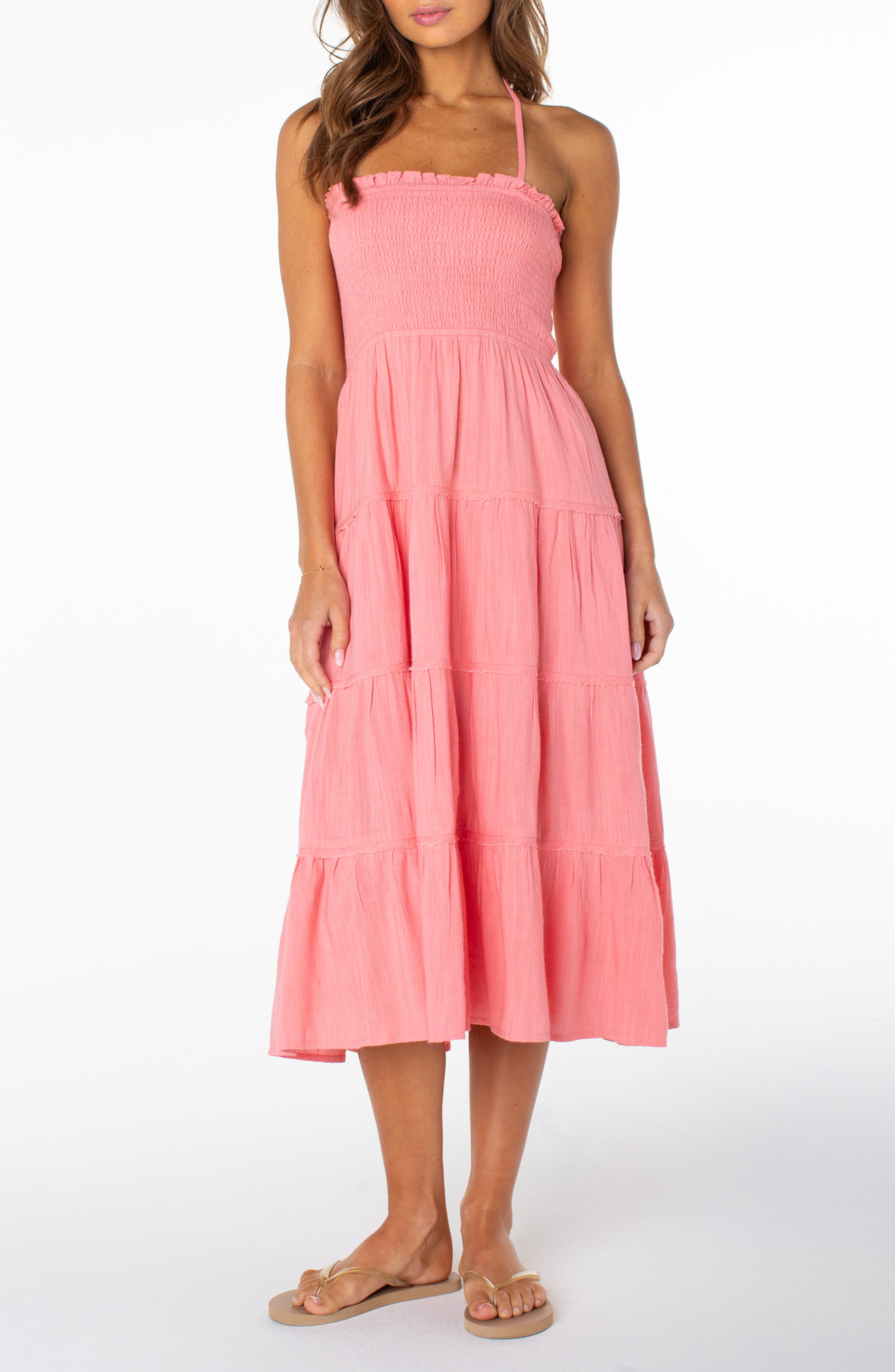 Ellie Smocked Midi Sundress - image 3