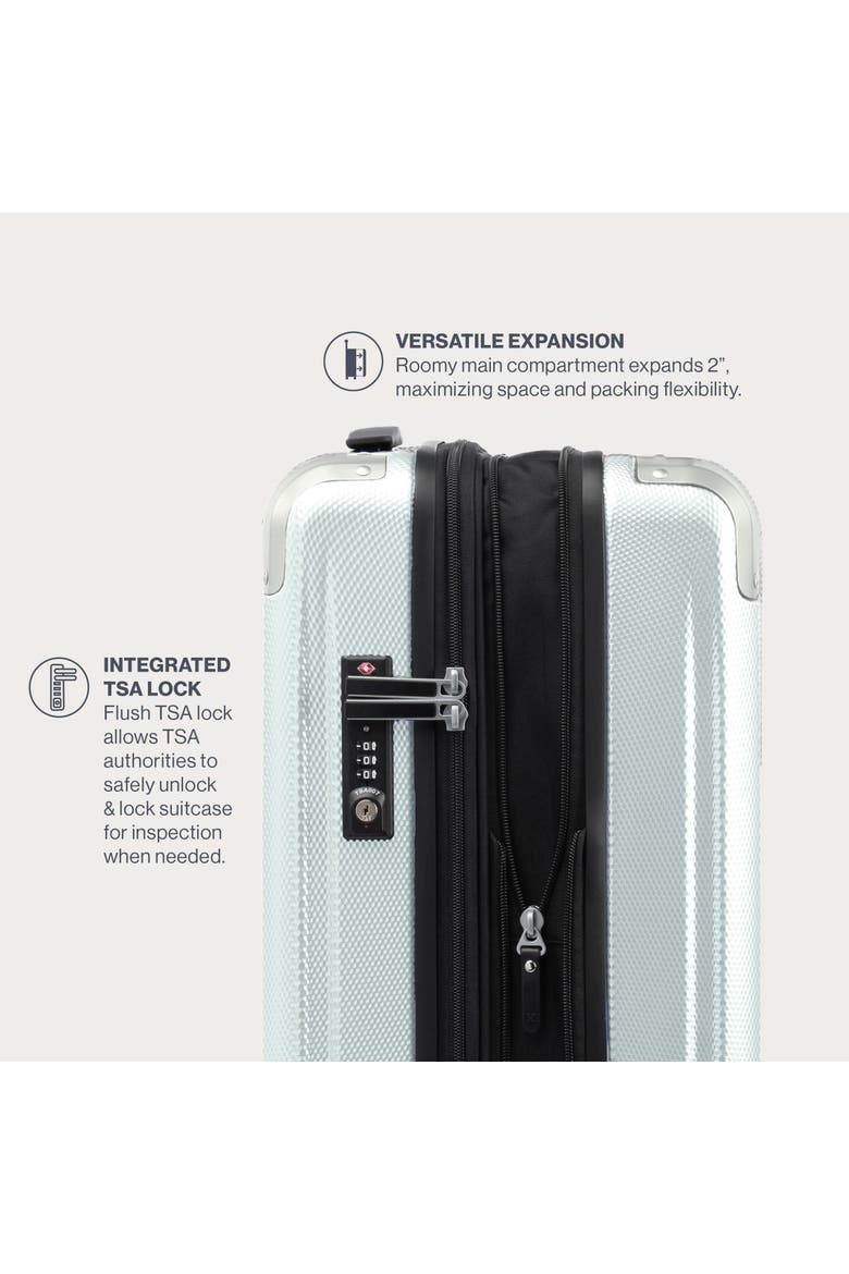 Pathways 3 Hardside Expandable (21"/25"/28") 3 Piece Spinner Luggage Set, Alternate, color, Cloud Grey
