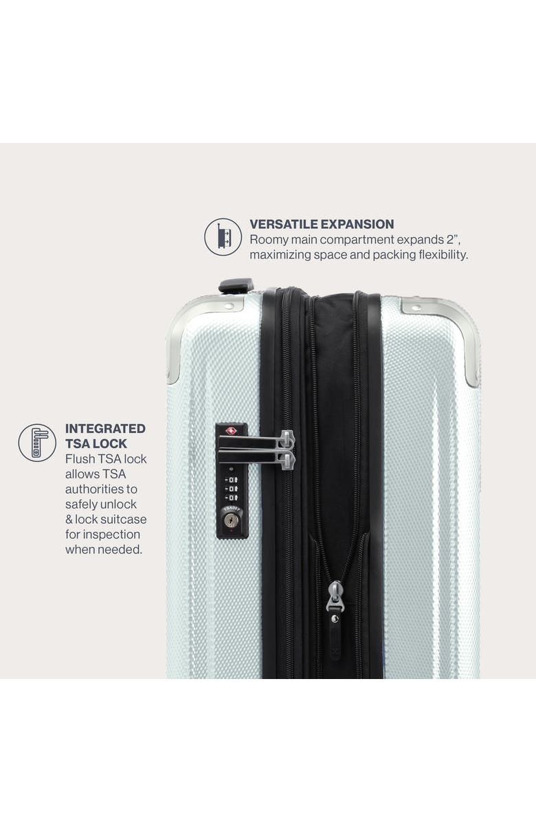 TRAVELPRO Pathways 3 Hardside Expandable 3 Piece (21"/25"/28") Spinner Luggage Set, Alternate, color, Cloud Grey