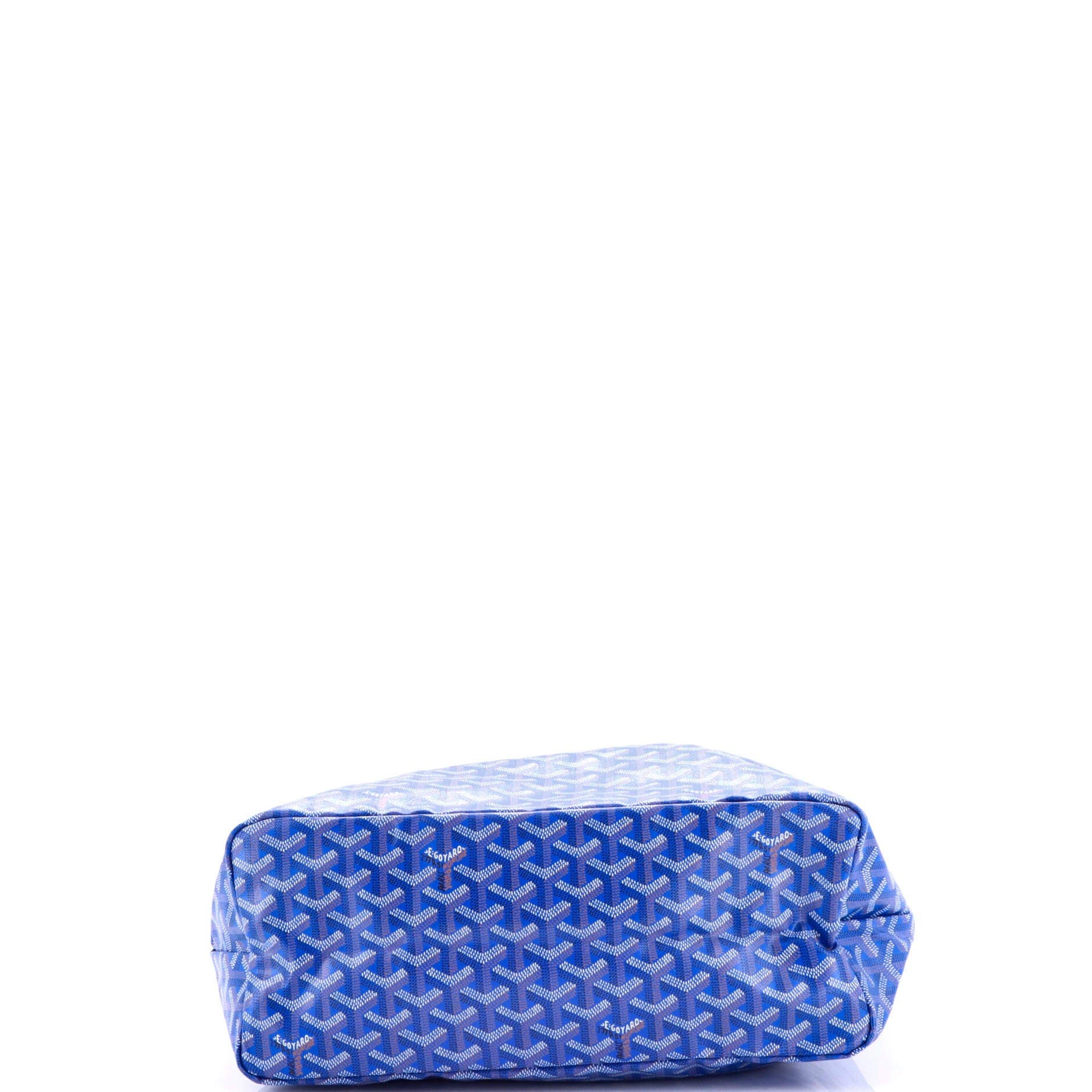 Pre-Owned Goyard Saint Louis Tote Coated Canvas PM, Alternate, color, Blue