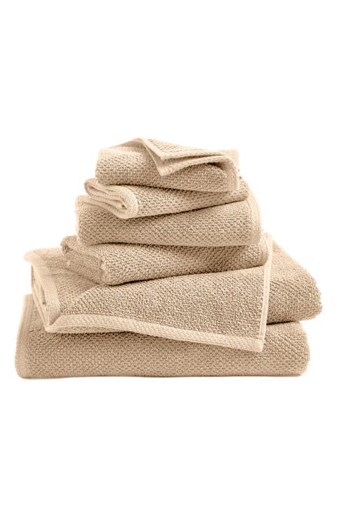 Cotton 6-Piece Textured Towel Set