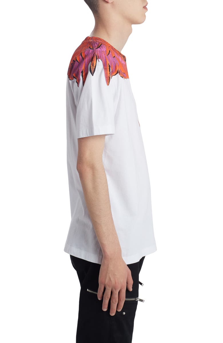Marcelo Burlon Wings Graphic T-Shirt, Alternate, color,