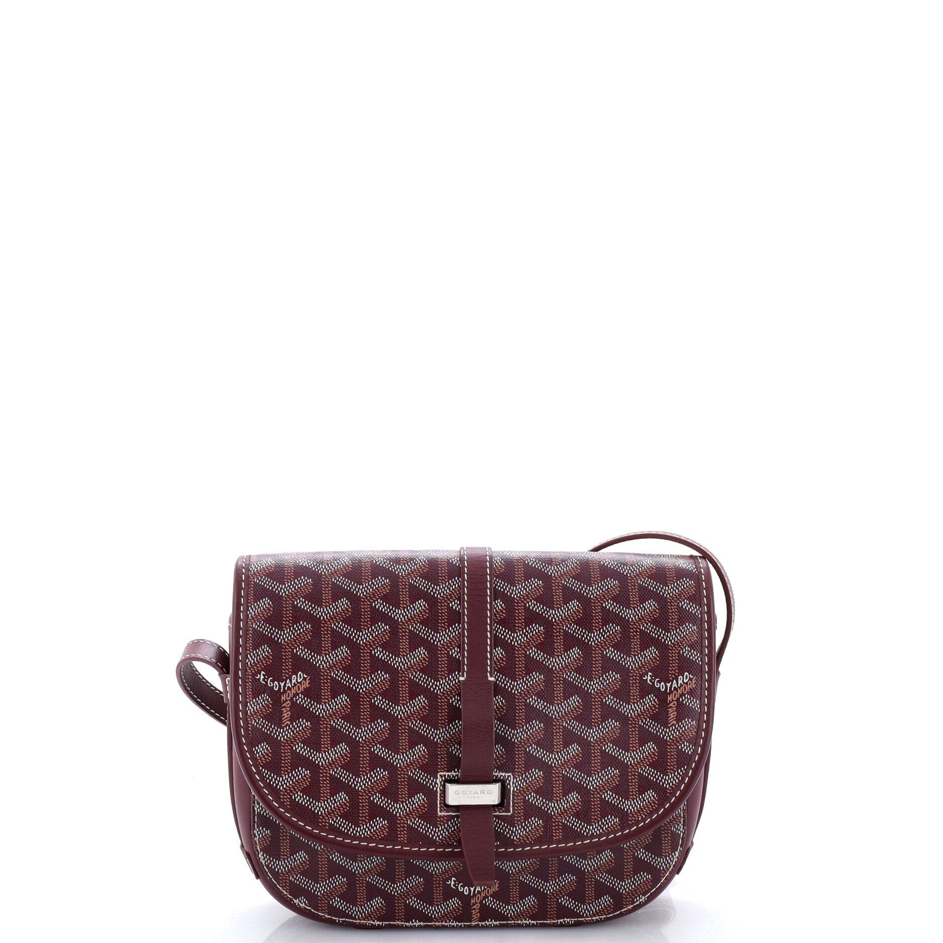 Belvedere II Messenger Bag Coated Canvas PM, Main, color, Burgundy