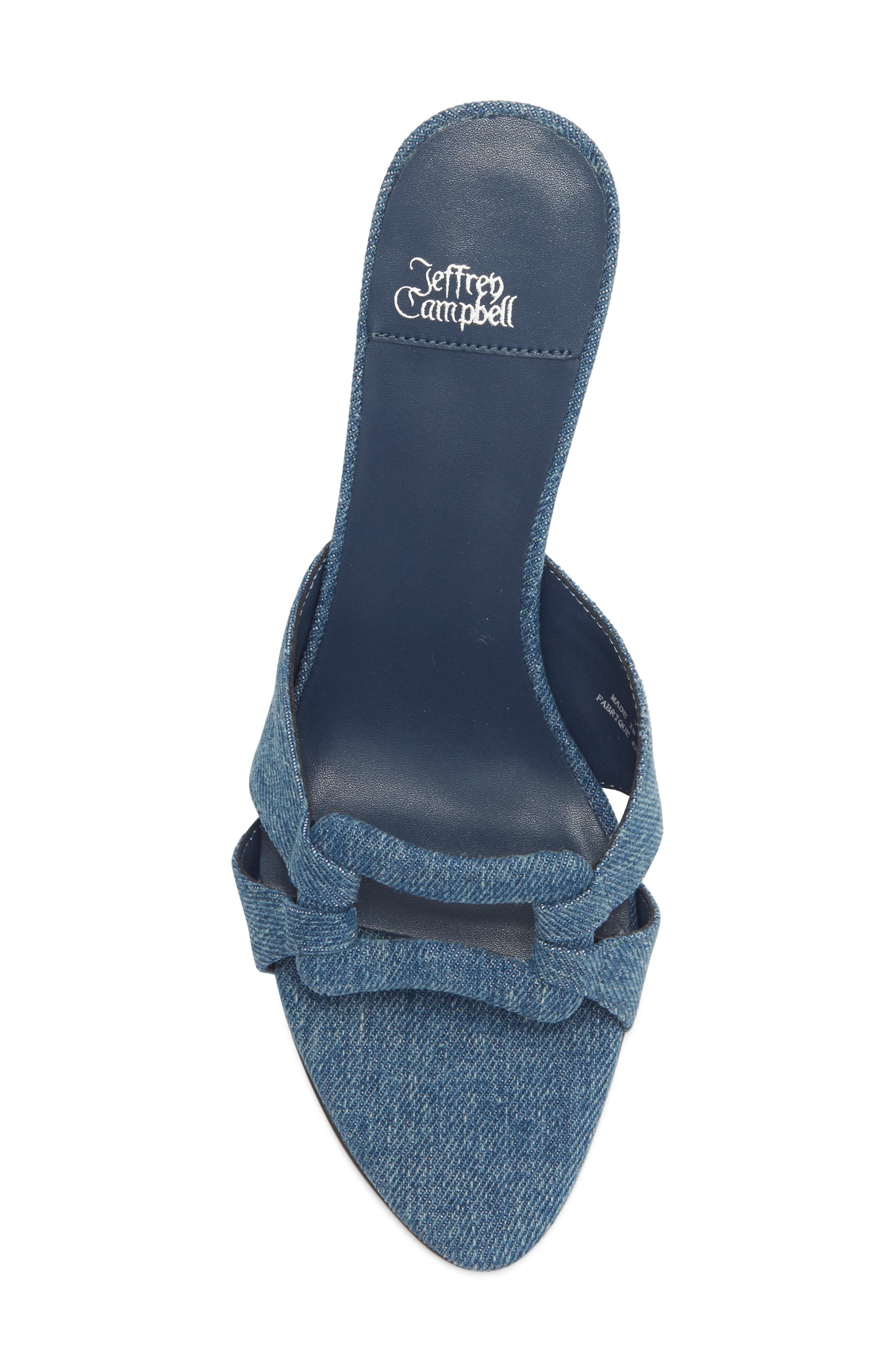 Chisme Slide Sandal, Alternate, color, BLUE DENIM