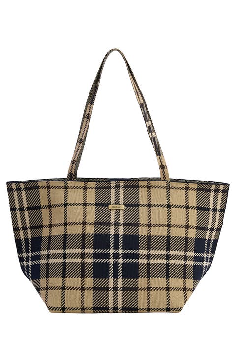 Large Layla Tartan Tote