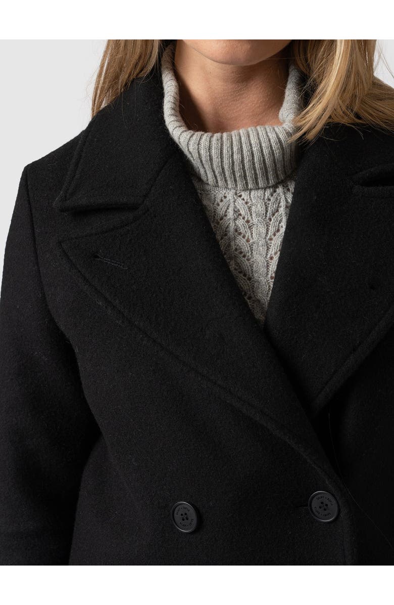 Saint + Sofia Hampton Coat, Alternate, color, Black