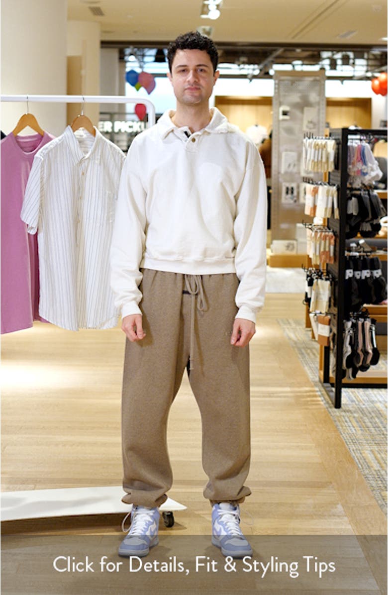 Relaxed Fleece Sweatpants, sales video thumbnail