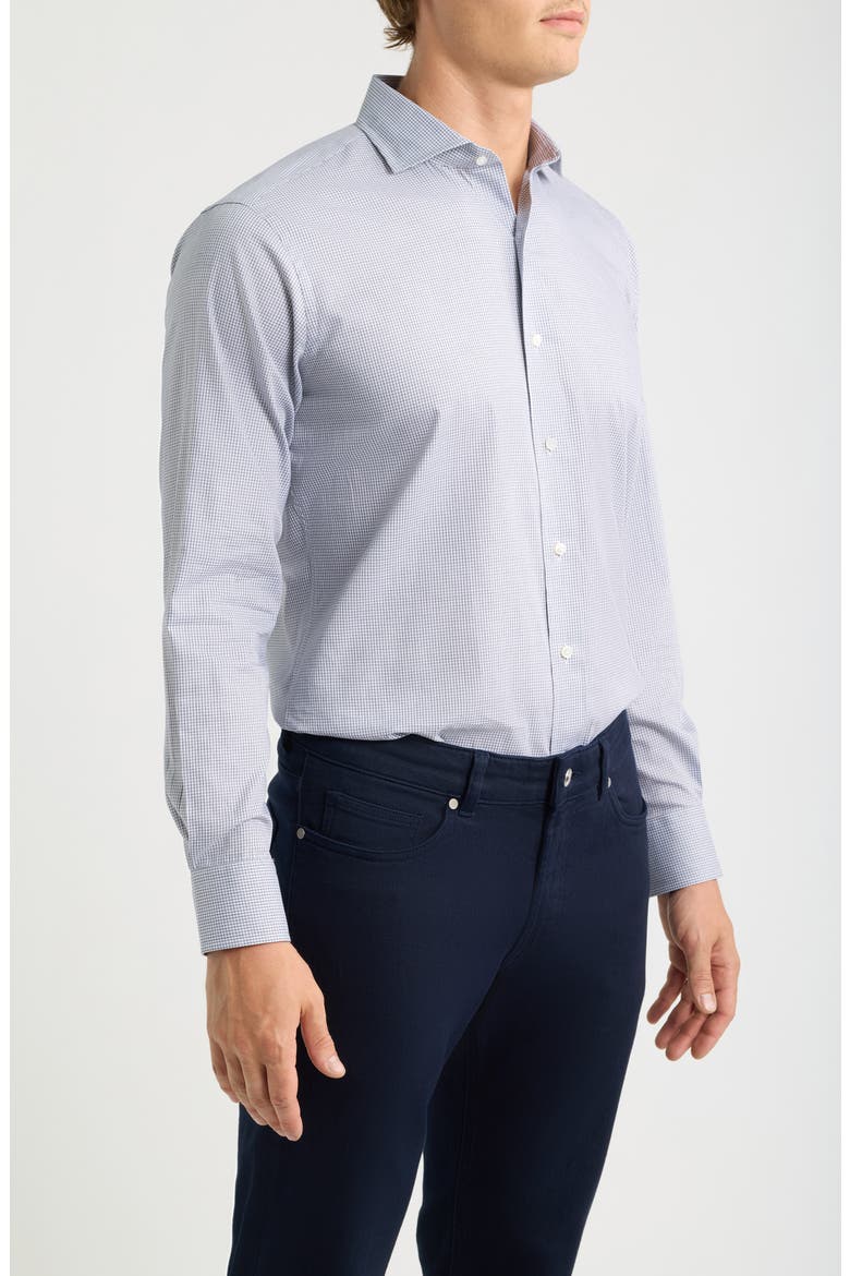 Winston Cotton Sport Shirt, Alternate, color, NAVY