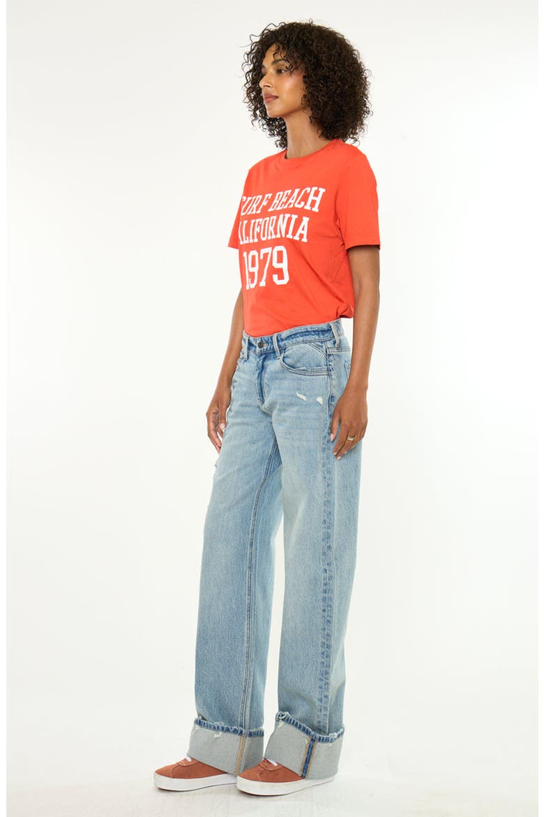 Rebel 90s Low Rise Loose Baggy Jeans, Alternate, color, Medium Light