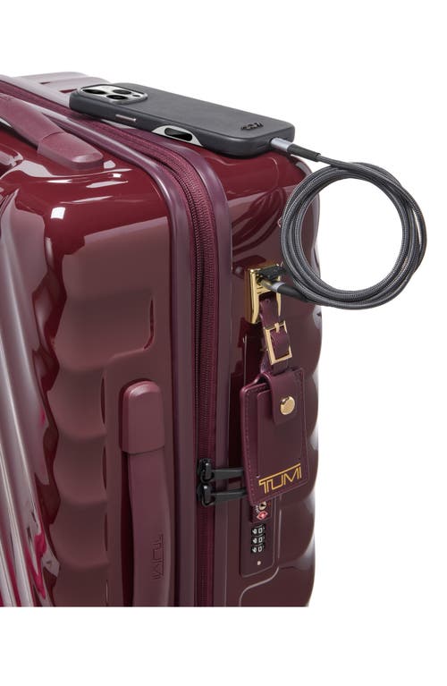 Tumi 19 Degree Lite 22-inch International Expandable 4-wheel Carry-on Bag In Burgundy