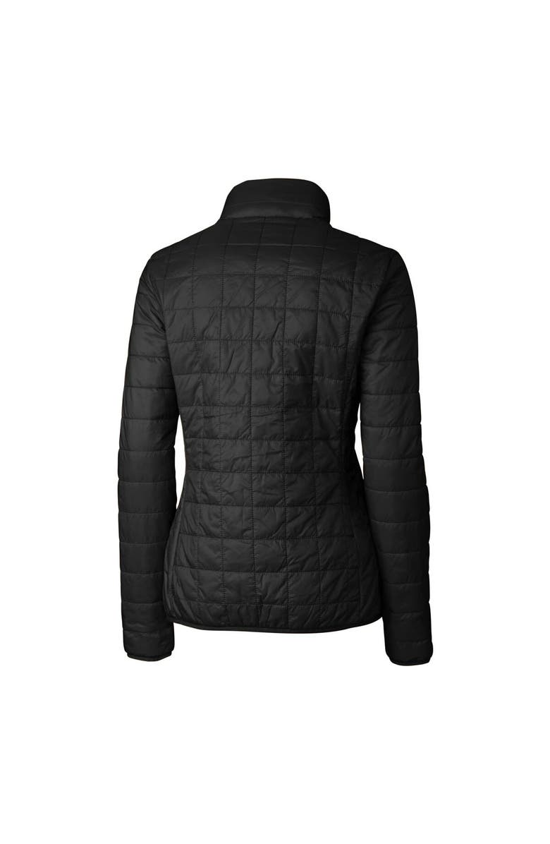 Cutter & Buck Women's Cutter & Buck  Black Big Ten Gear Rainier PrimaLoft Eco Insulated Full-Zip Printed Puffer Jacket, Alternate, color, 