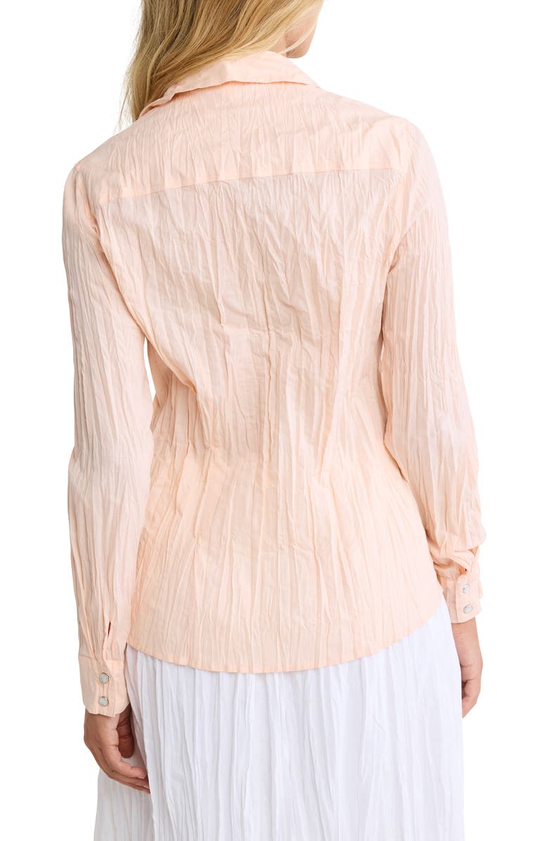 nz BY NIC AND ZOE Core Cotton Long Sleeve Button-Up Shirt, Alternate, color, Sherbert