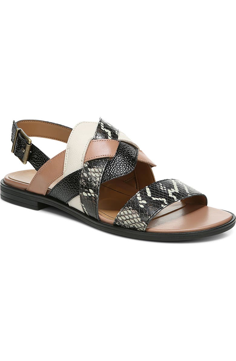 Vionic Kendra Strappy Snake Embossed Sandal, Main, color,
