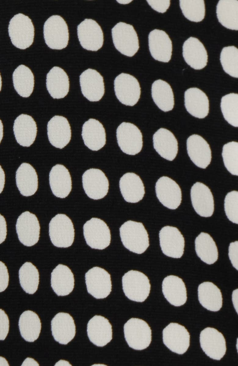 Anne Klein Triple Pleat Sleeveless Top, Alternate, color, Anne Black/ Anne White