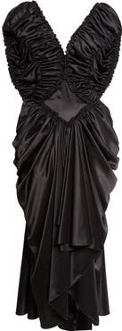 Collina Strada Diamond Satin & Lace Slipdress