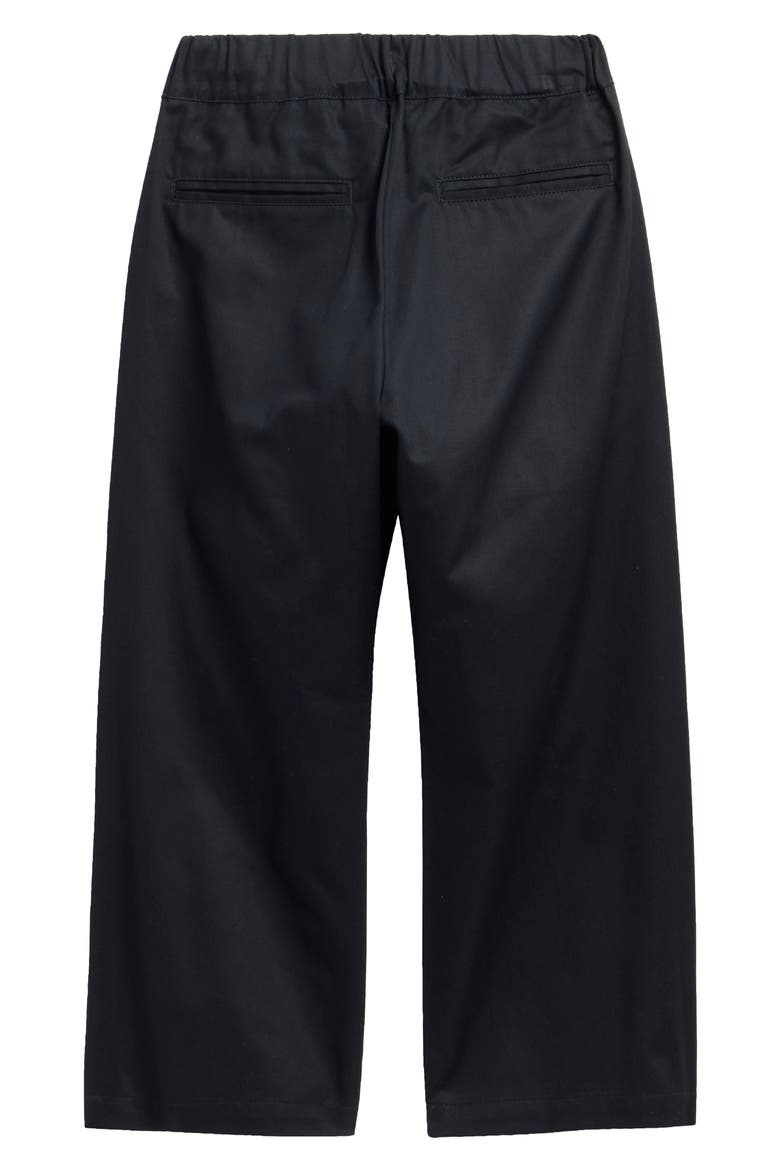 Kids' Cotton Drill Pants, Main, color, NAVY BLUE/ WHITE