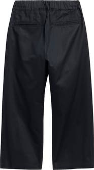 Palm Angels Kids' Cotton Drill Pants