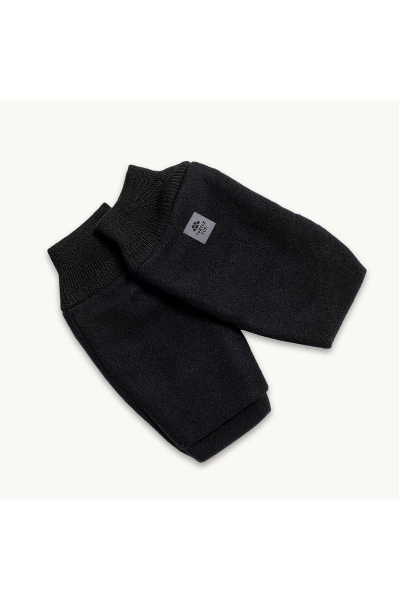 Fleece Pull Up Golf Mittens, Main, color, Black