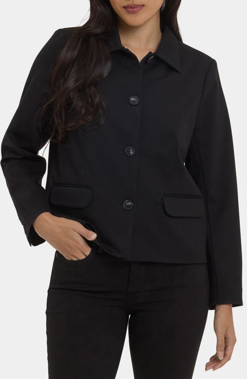 NYDJ Meredith Ponte Jacket in Black at Nordstrom, Size X-Large