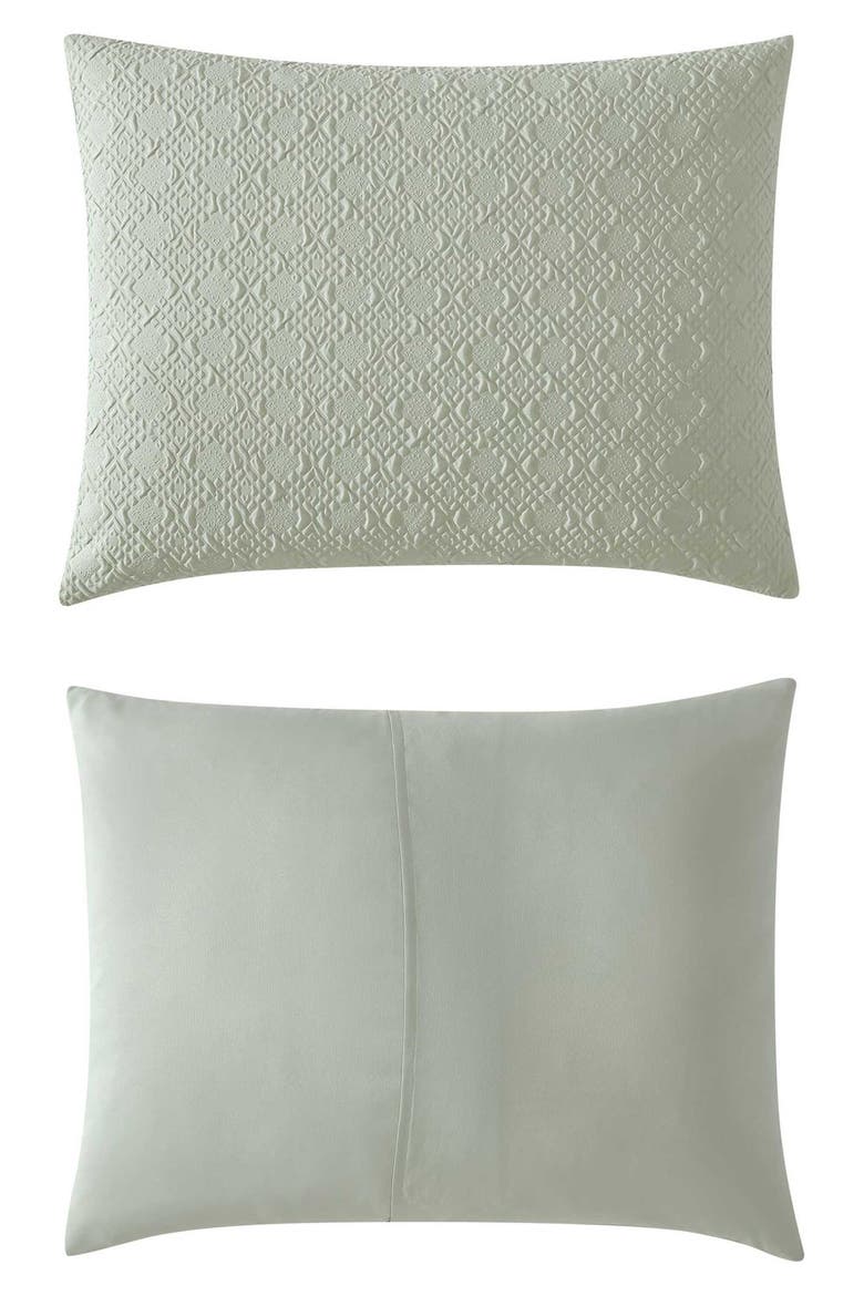 Sedona Geometric Comforter & Sham Set, Alternate, color, LIGHT GREEN