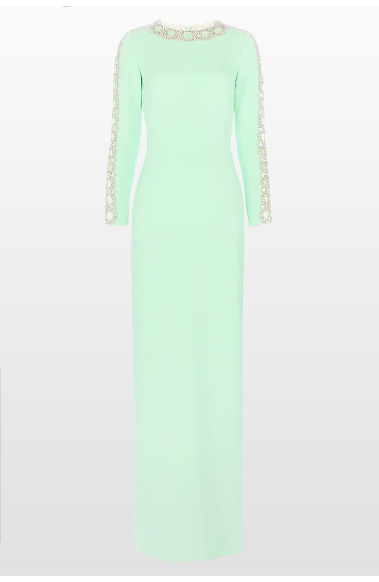 Jenny Packham Penny Gown, Main, color, Spring Green