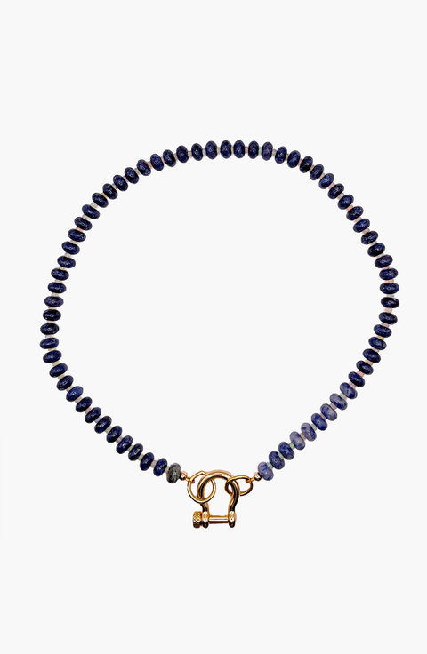 Mac Gender Inclusive Sodalite Opal Necklace