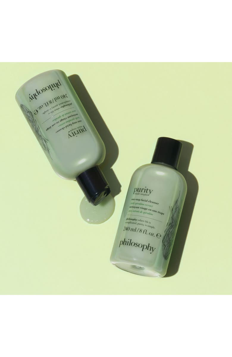 philosophy purity one-step facial cleanser with spirulina, Alternate, color, 