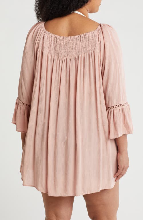 Boho Me Smocked Bell Sleeve Blouse
