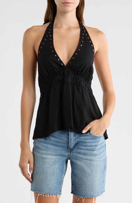 Studded Halter Tank