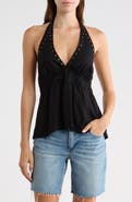 Madden Girl Studded Halter Tank