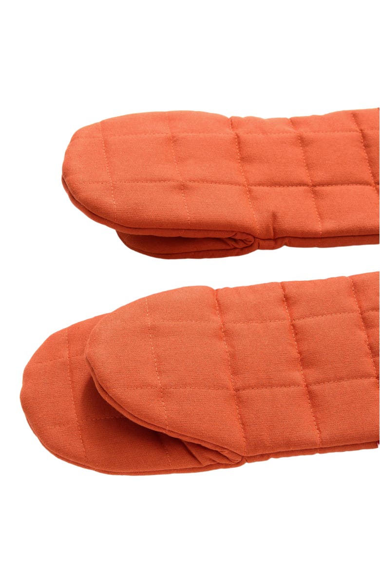 Hedley & Bennett The Oven Mitts - Paprika Red, Alternate, color, Paprika