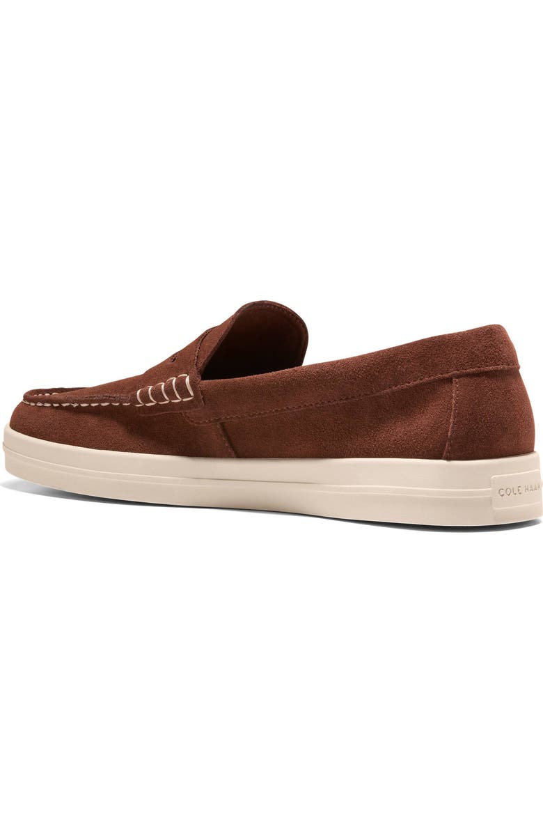 Cole Haan Nantucket Drift Penny Loafer, Alternate, color, Dark Sequoia Suede/ Angora