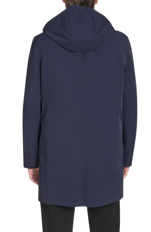 Cole Haan 3-in-1 Hooded Mackintosh In Blue
