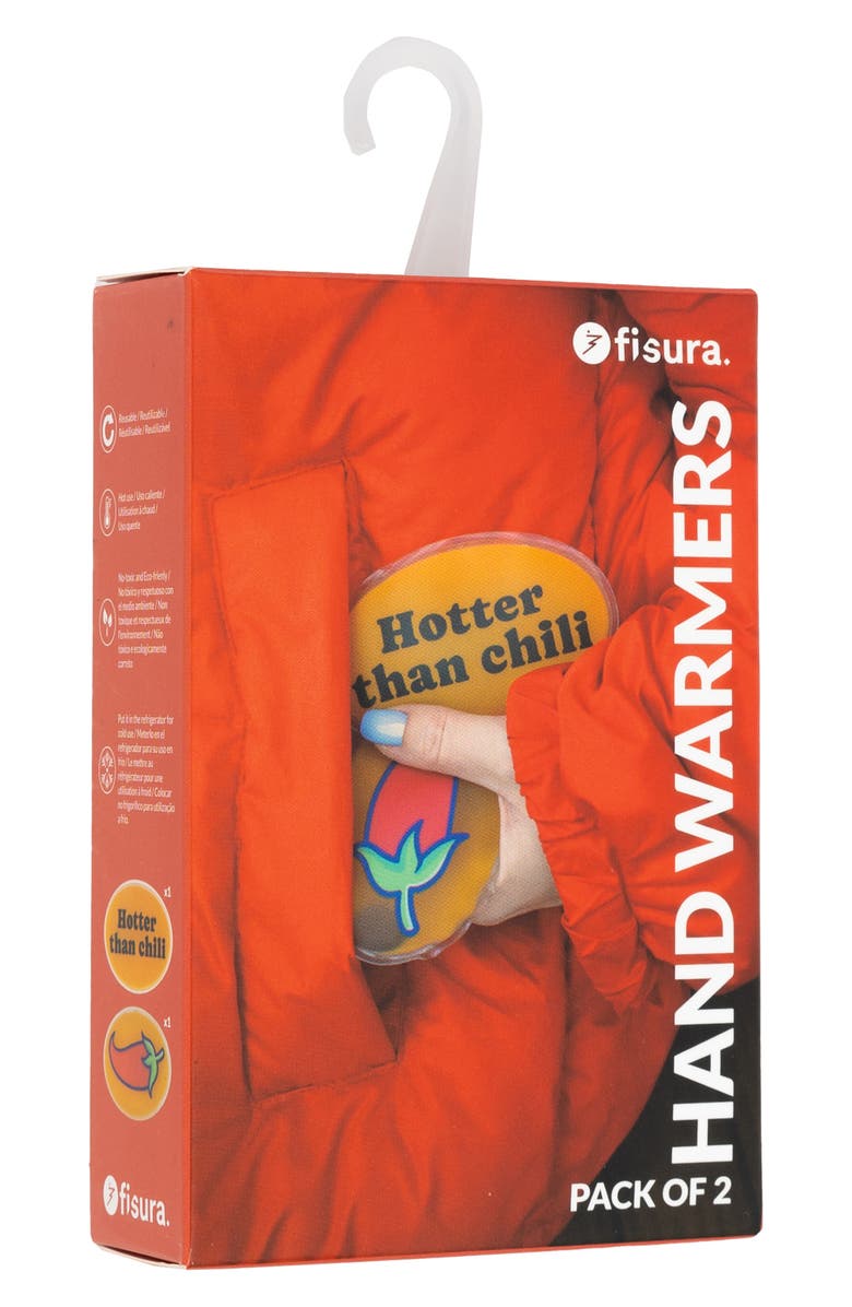 Fisura Hotter Than Chili Set of 2 Hand Warmers, Alternate, color, 