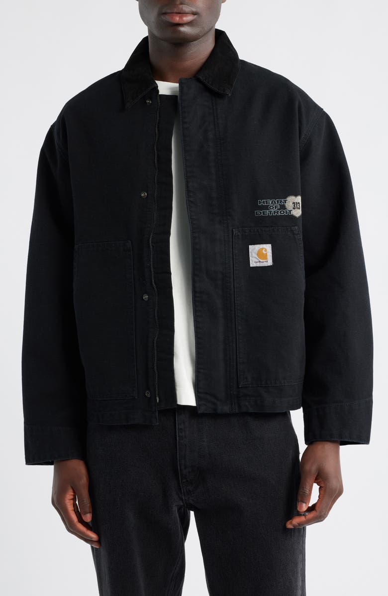 Carhartt Work In Progress OG Arcan Graphic Organic Cotton Canvas Jacket, Main, color, 