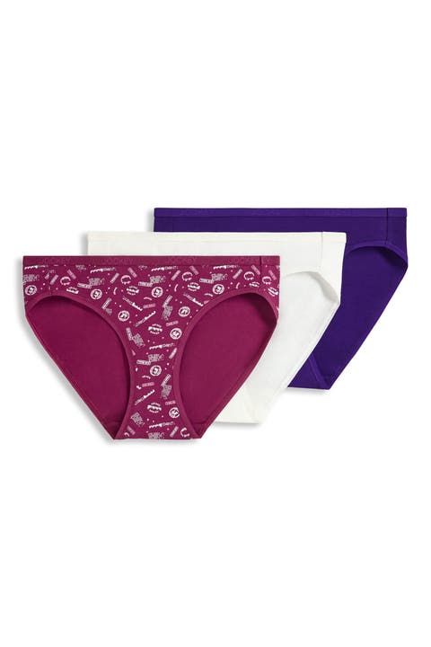 Women's Organic Cotton Stretch Bikini - 3 Pack