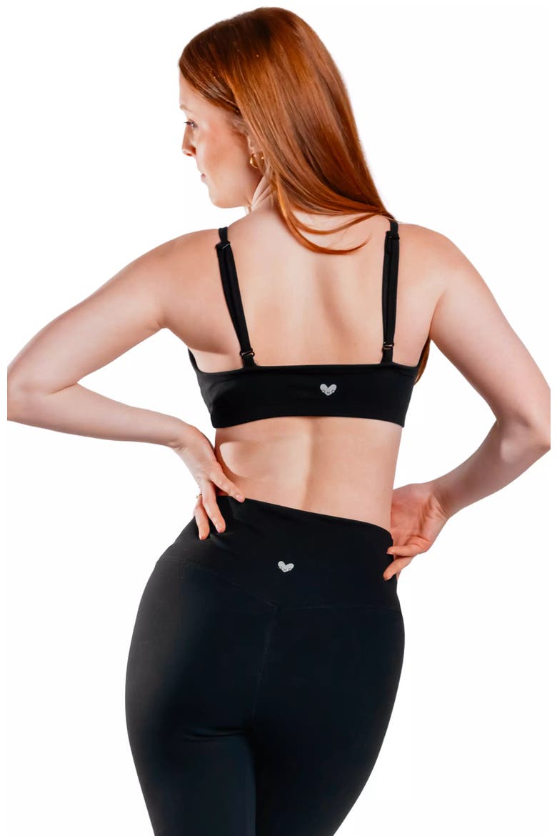 Leakproof Scoop Bralette, Alternate, color, Onyx